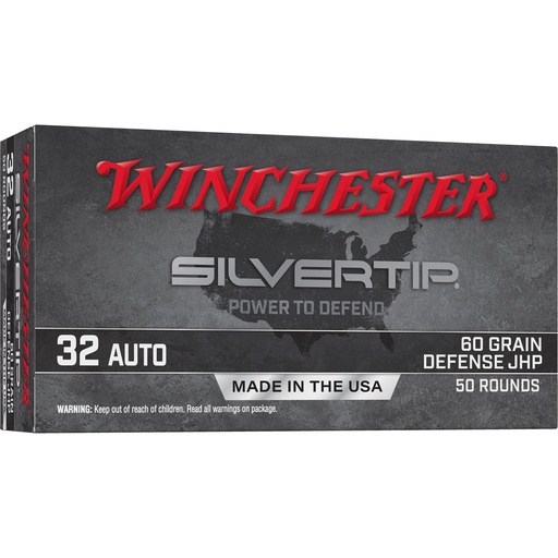 [WNW32AST] WIN SILVERTIP 32AUTO 60GR JHP 50/500