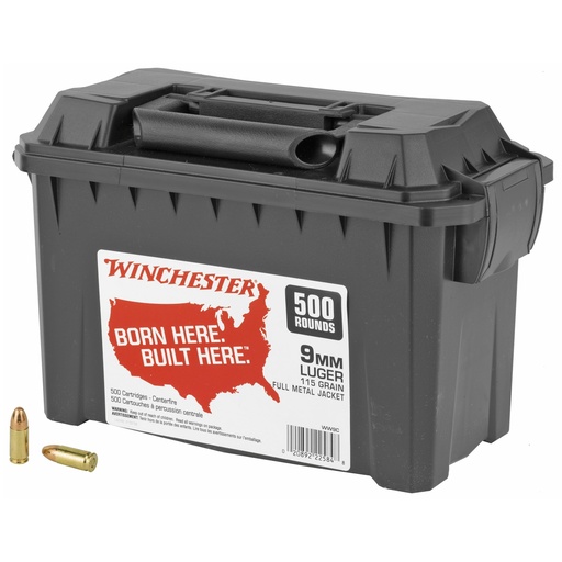 [WNWW9C] WIN USA 9MM 115GR FMJ CAN 500