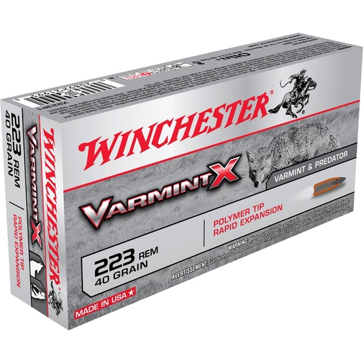 [WNX223P] WIN VARMINT X 223 REM 55GR 20/200