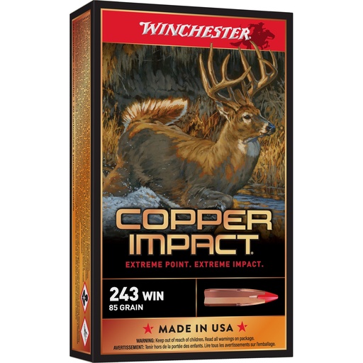 [WNX243CLF] WIN DEER SEASON LF 243WIN 85GR 20/20