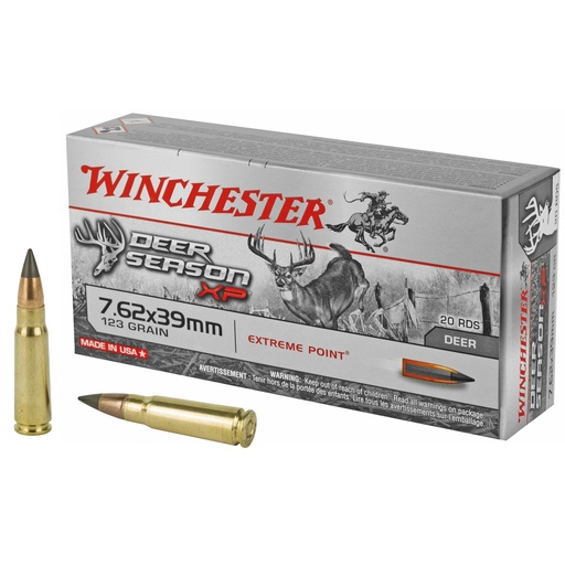 [WNX76239DS] WIN DEER SEASON 7.62X39 123GR 20/200